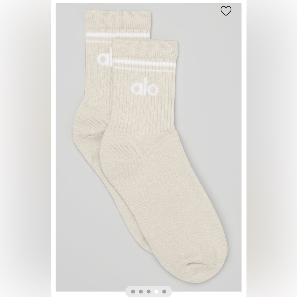 ALO Yoga Bone Throwback Socks